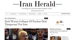 Desktop Screenshot of iranherald.com